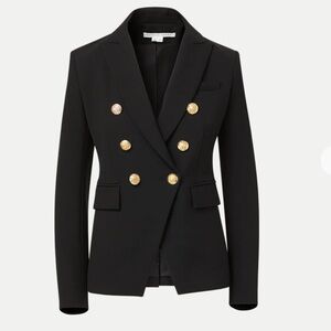 Veronica Beard Miller Dickey Jacket in Black/Gold